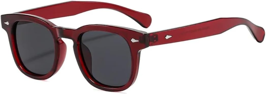 

Солнцезащитные очки с защитой UV400 | Оранжево-черная оправа с прозрачными линзами | Для женщин и мужчин, для занятий спортом на открытом воздухе и вождения DSVIGF, Red Black