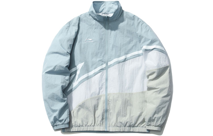 

LINING Спортивная куртка унисекс сине-серая, Blue Gray