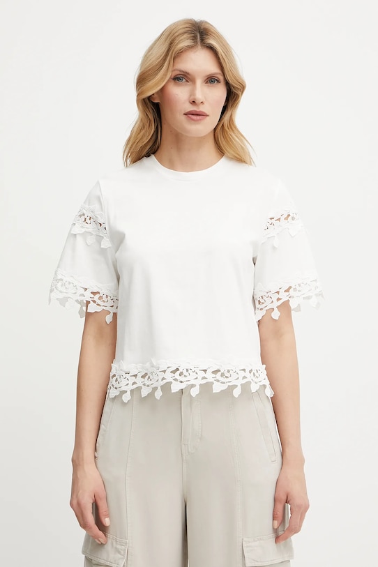 

Хлопковая футболка dfutur Morgan, белый