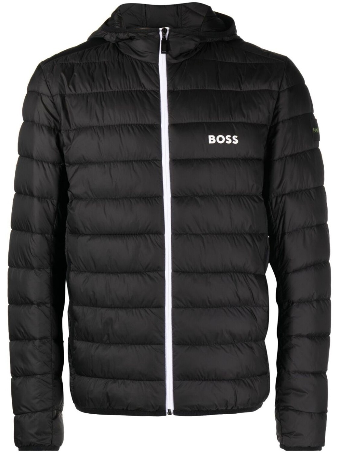 

BOSS пуховик с логотипом, черный