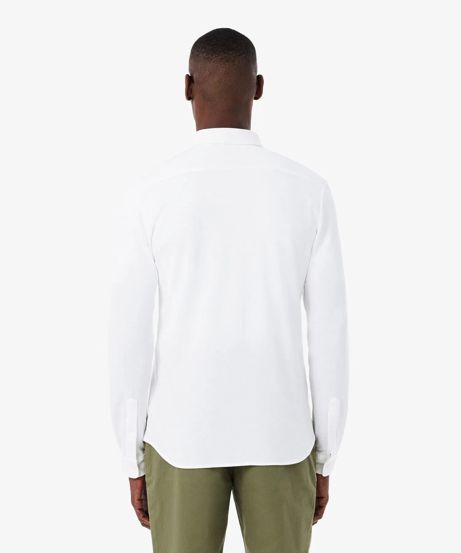 Рубашка Lacoste Slim Fit из органического хлопка, материал пике, унисекс — фото 4