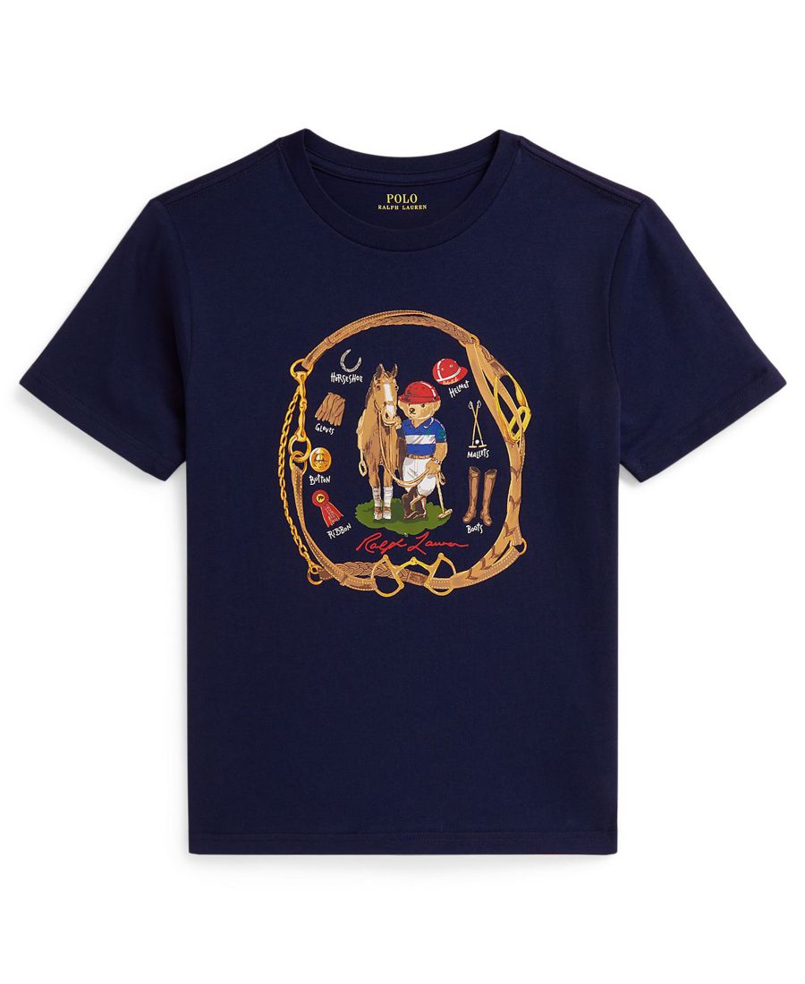 

Футболка Polo Bear из хлопкового трикотажа для мальчиков 8-20 лет Polo Ralph Lauren, Bear Newport Navy, Синий, Футболка Polo Bear из хлопкового трикотажа для мальчиков 8-20 лет Polo Ralph Lauren, Bear Newport Navy