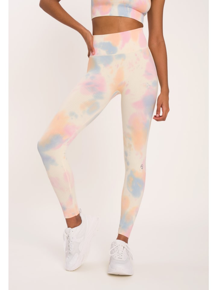 

Леггинсы Maya в цвете легкий шелковистый желтый тай-дай OCEANSAPART