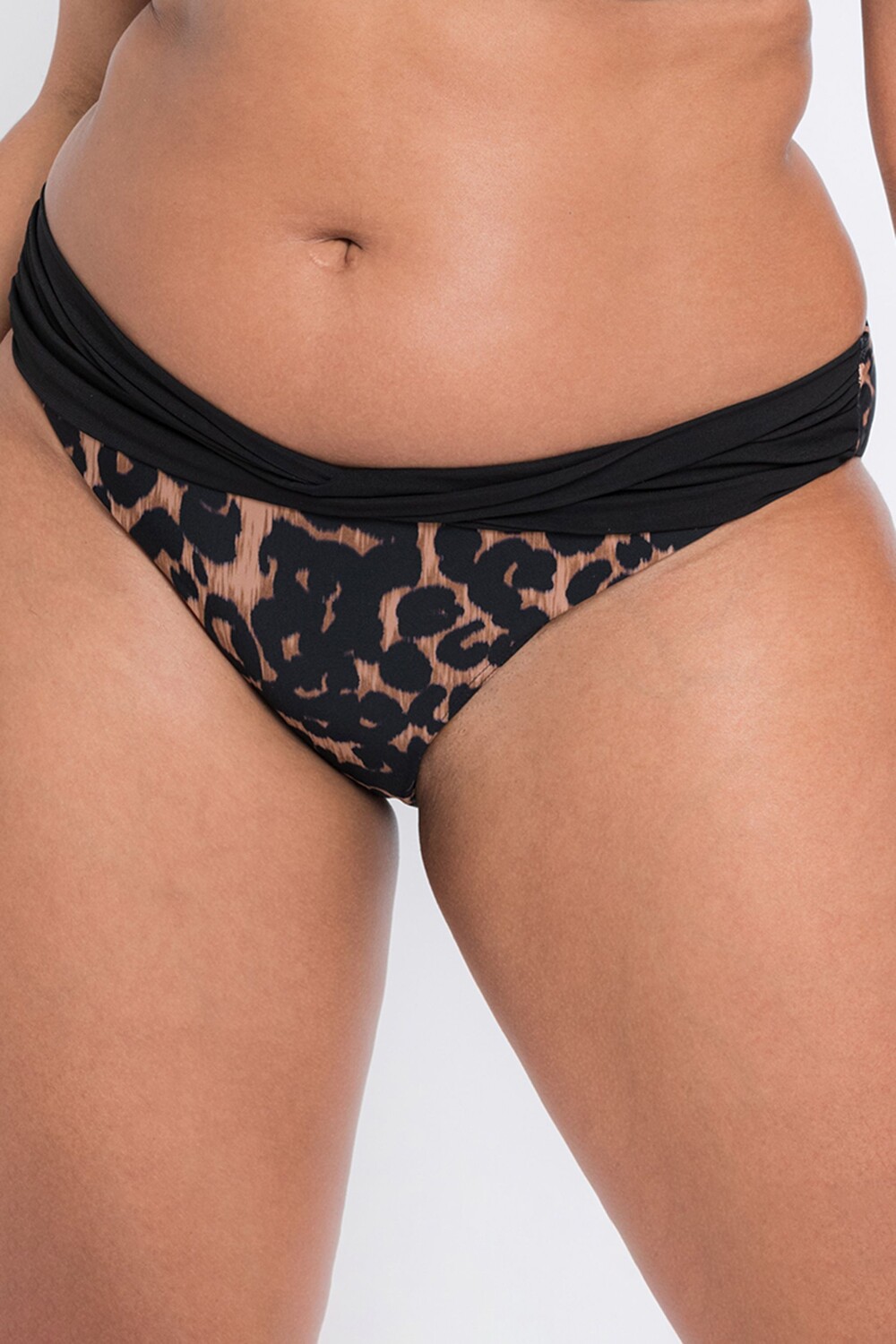 

Классические трусики бикини Wrapsody с животным принтом Curvy Kate