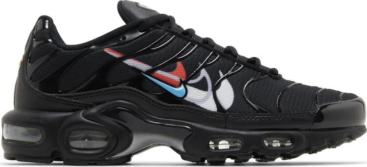 

Кроссовки Air Max Plus 'Multi Swoosh - Black Bright Crimson', черный