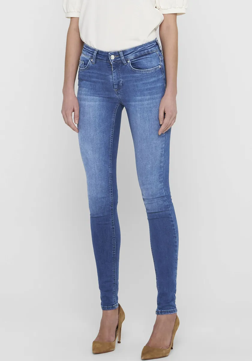 

Only джинсы скинни "ONLBLUSH MID SKINNY REA12187 NOOS", джинсовый