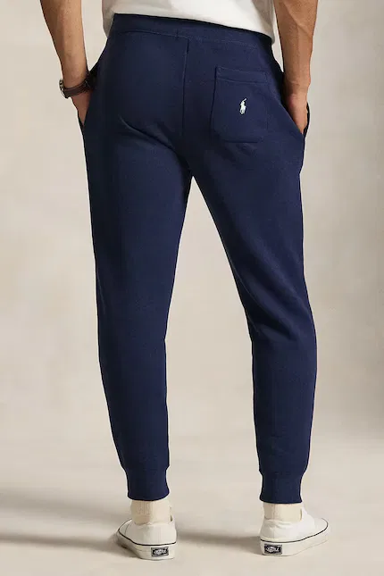 Спортивные штаны из футера Polo Ralph Lauren, темно-синий — фото 2