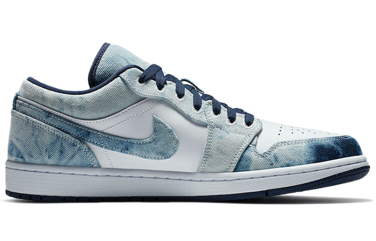 

Кроссовки Air JORDAN 1 Vintage Basketball Shoes Men Low-Top Blue White, Синий, Кроссовки Air JORDAN 1 Vintage Basketball Shoes Men Low-Top Blue White