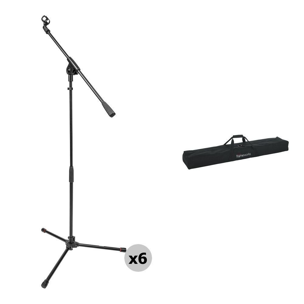 

Микрофонная стойка Gator Frameworks Compact Fixed Boom Mic Stand with Tripod Base