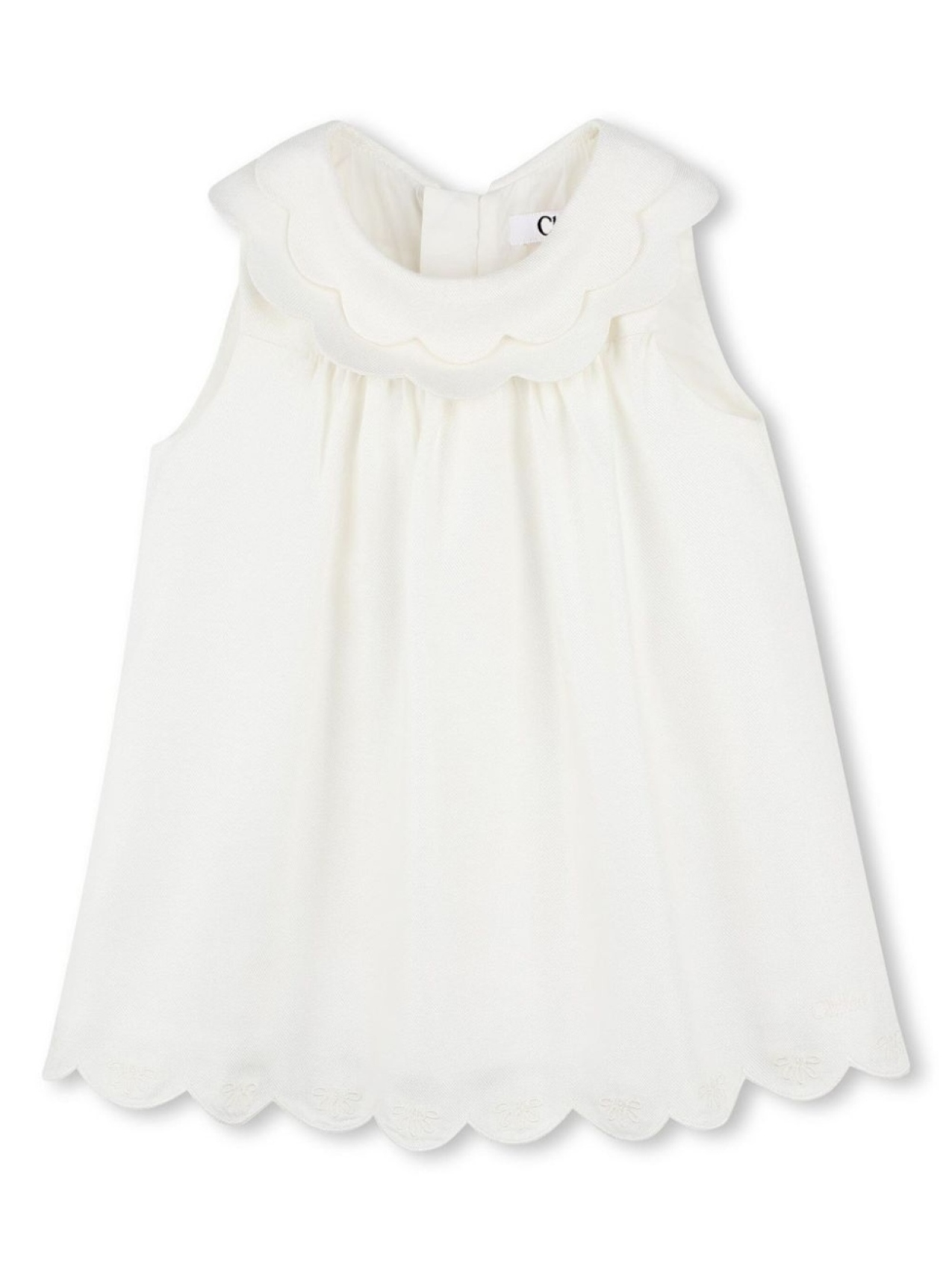 

Chloé Kids комплект из платья и блумеров, белый