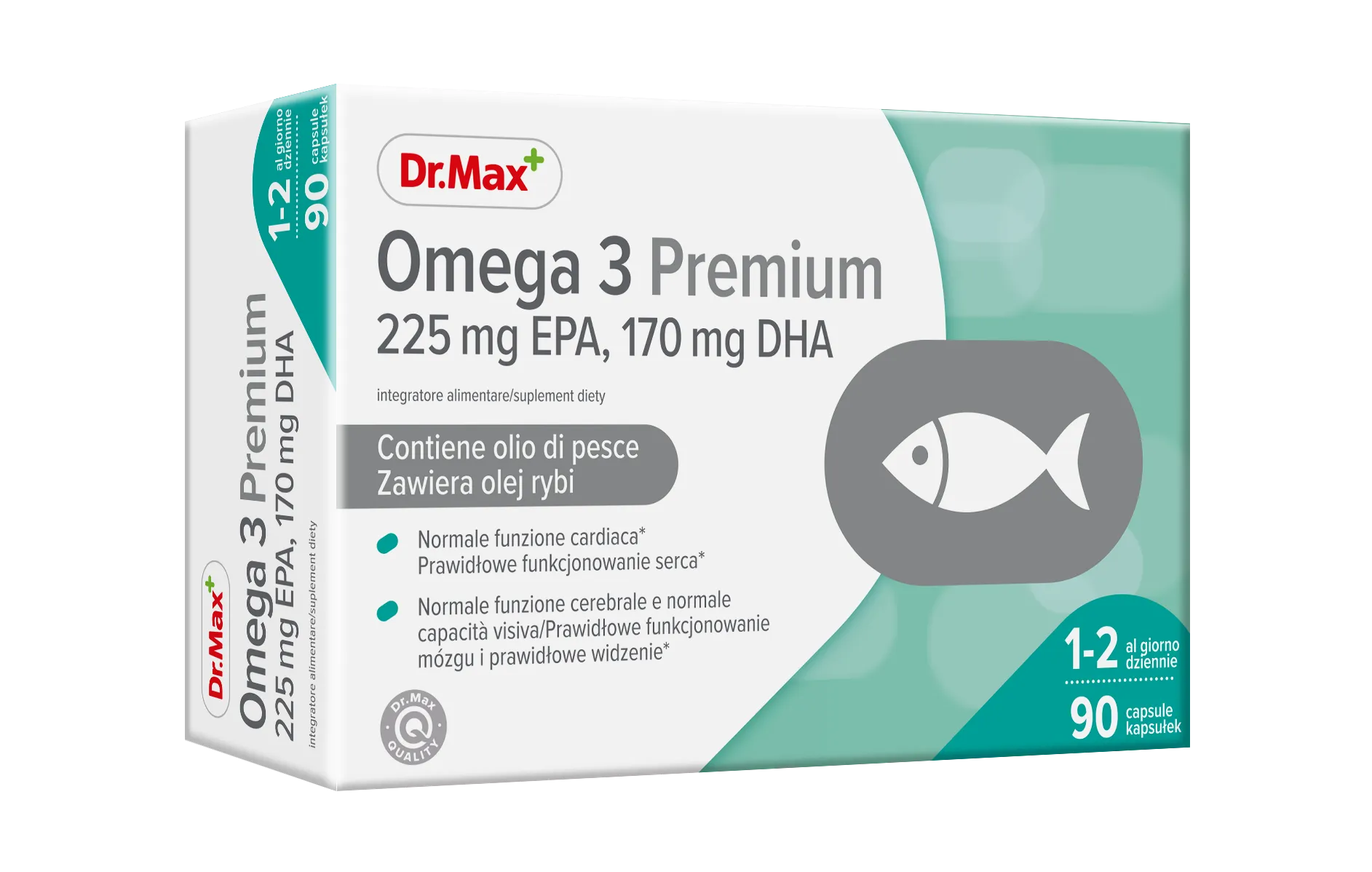 

Dr. Max Omega 3 Premium 90 капсул для сердечной и мозговой функции