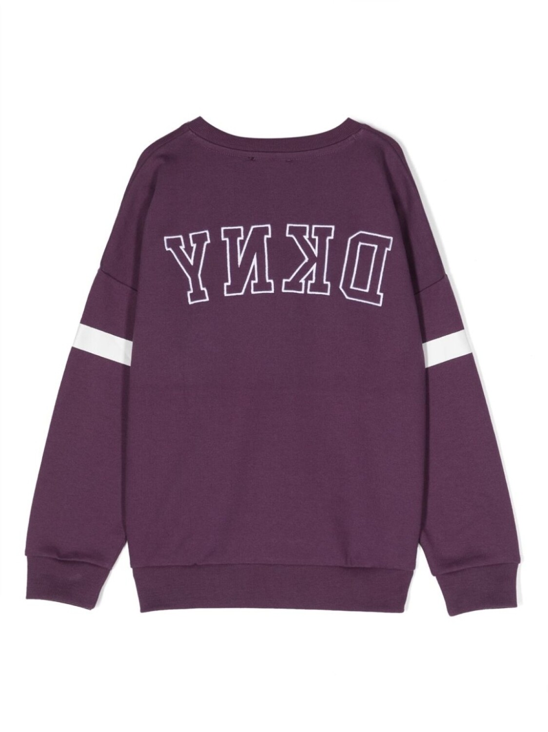 DKNY толстовка с нашивкой-логотипом, фиолетовый — фото 2