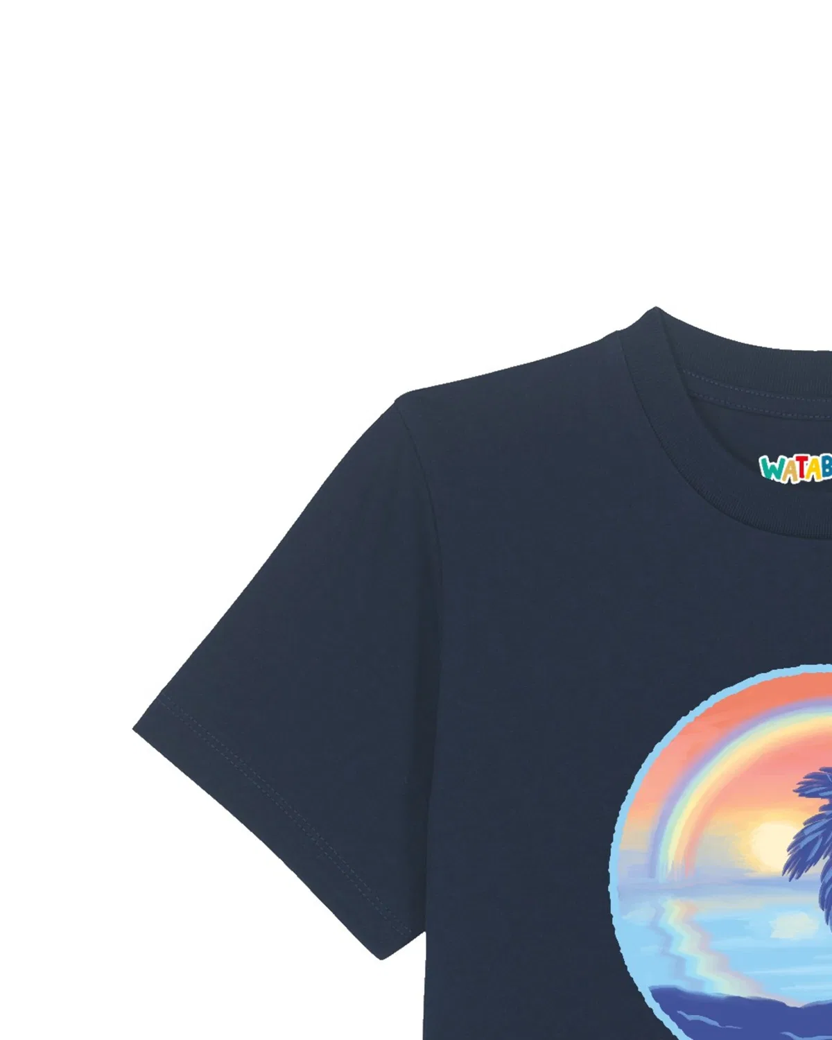 Футболка 'Sunset Rainbow' Watabout.Kids, Blue/Navy/Light Blue — фото 3