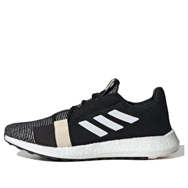 

Кроссовки senseboost go 'core black linen' Adidas, черный