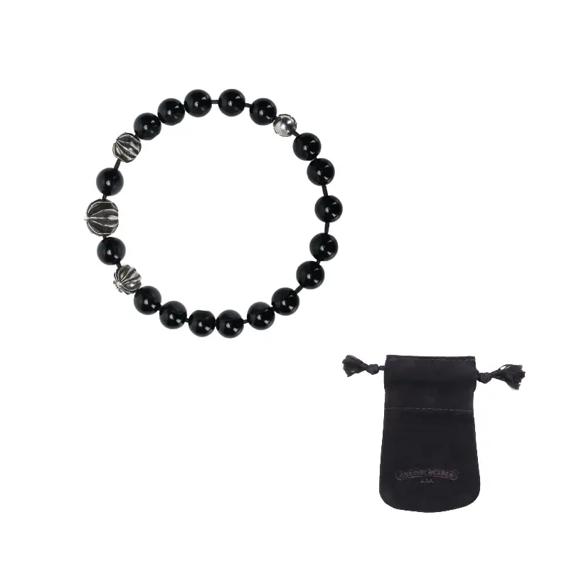 

Chrome Hearts Браслет Obsidian Unisex Black