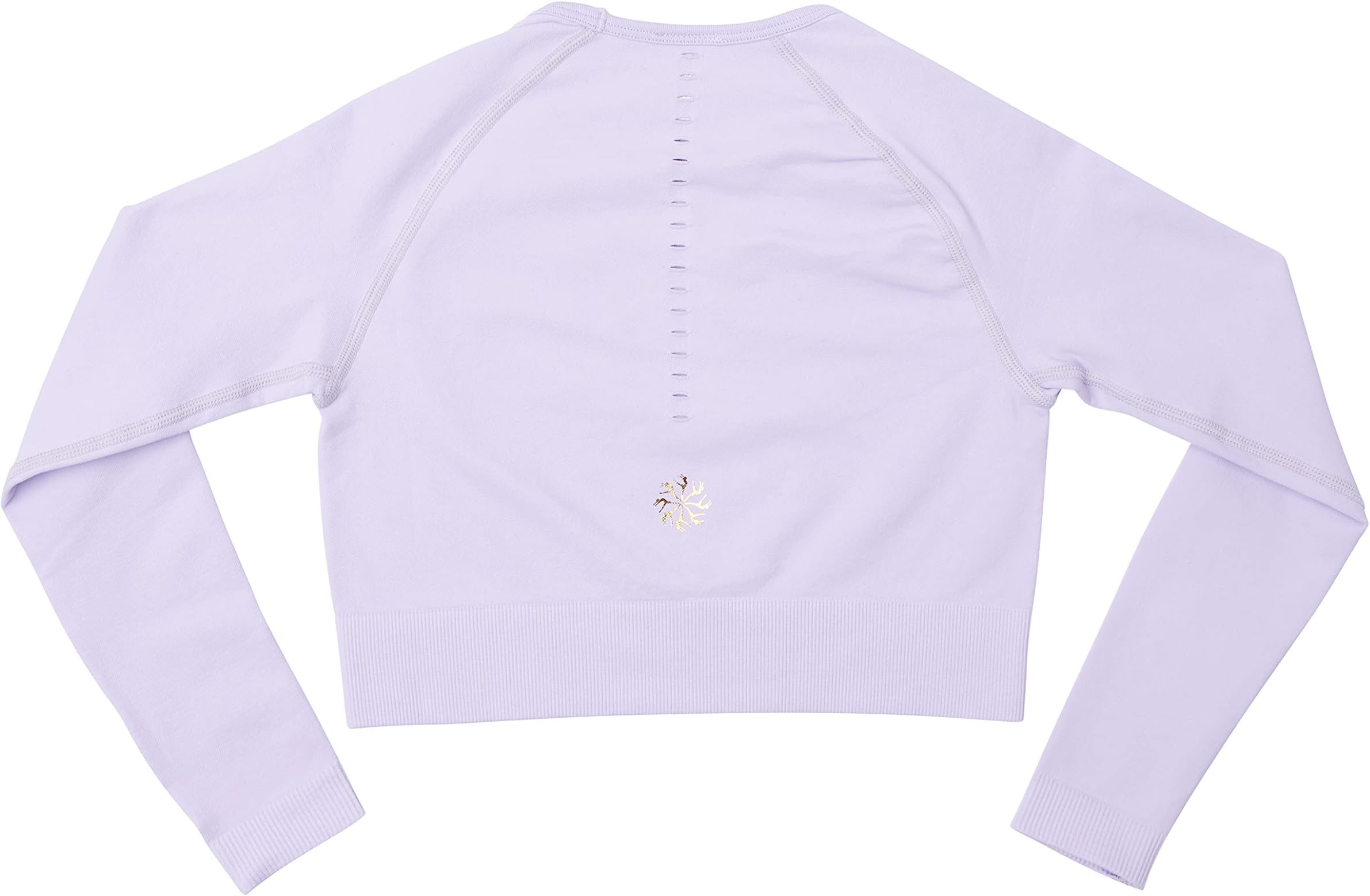 Топ Flo Active Hollie Long Sleeve Ribbed Seamless Top (Big Kids), цвет Mauve — фото 2