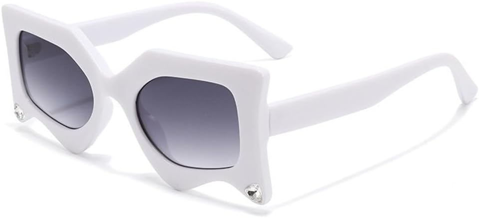 

Модные солнцезащитные очки для женщин с градиентными линзами, линзами «кошачий глаз», бриллиантовой отделкой, роскошные, винтажные, с защитой от УФ-излучения UV400 TYUVIVO, C6