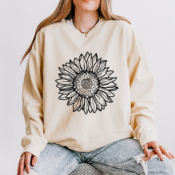 

Свитшот Sunflower легкий garment dyed Simply Sage Market, Ivory