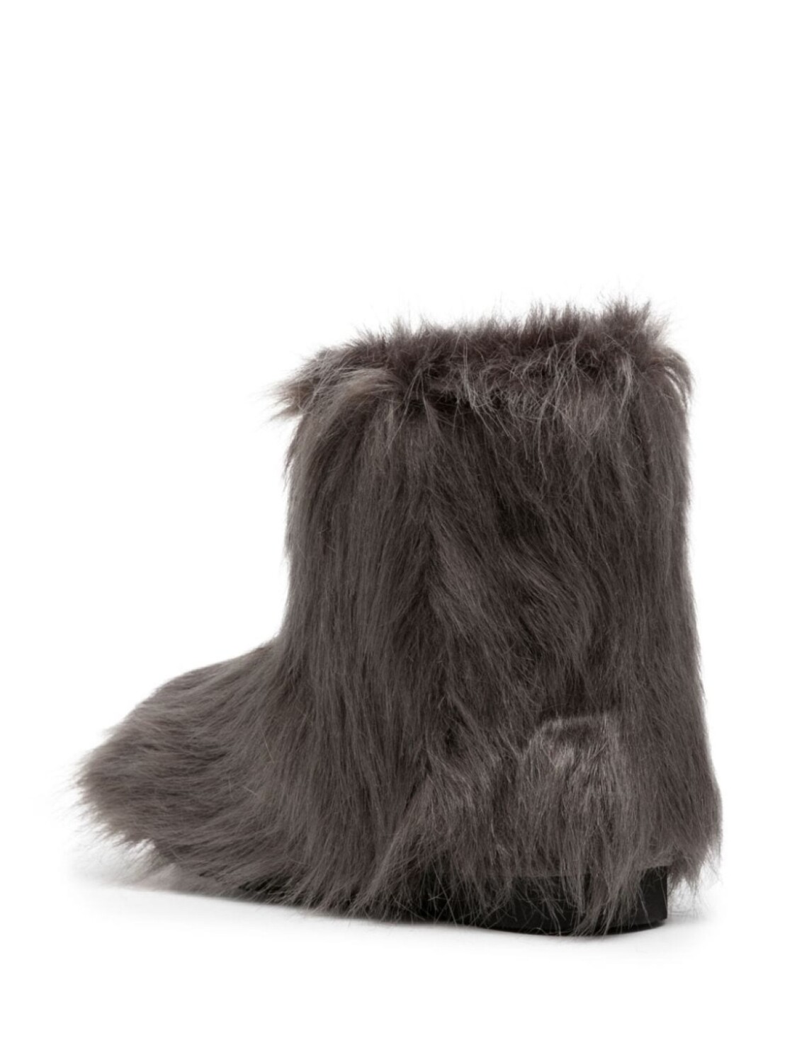 STAND STUDIO Olivia faux-fur ankle boots, серый — фото 3