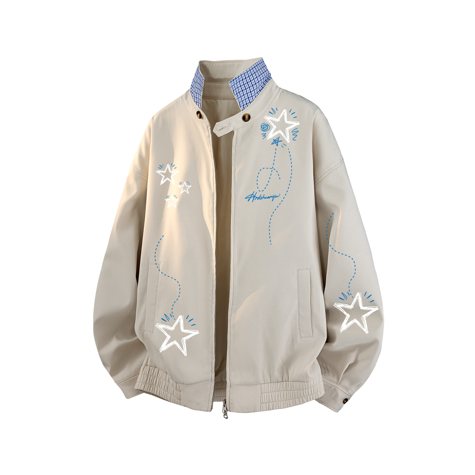 

Куртка Unisex Stand Collar Moderate HUANQIU, бежевый