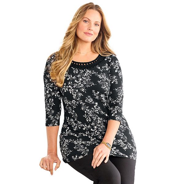 

Женский топ Jolie с плетеным вырезом Catherines