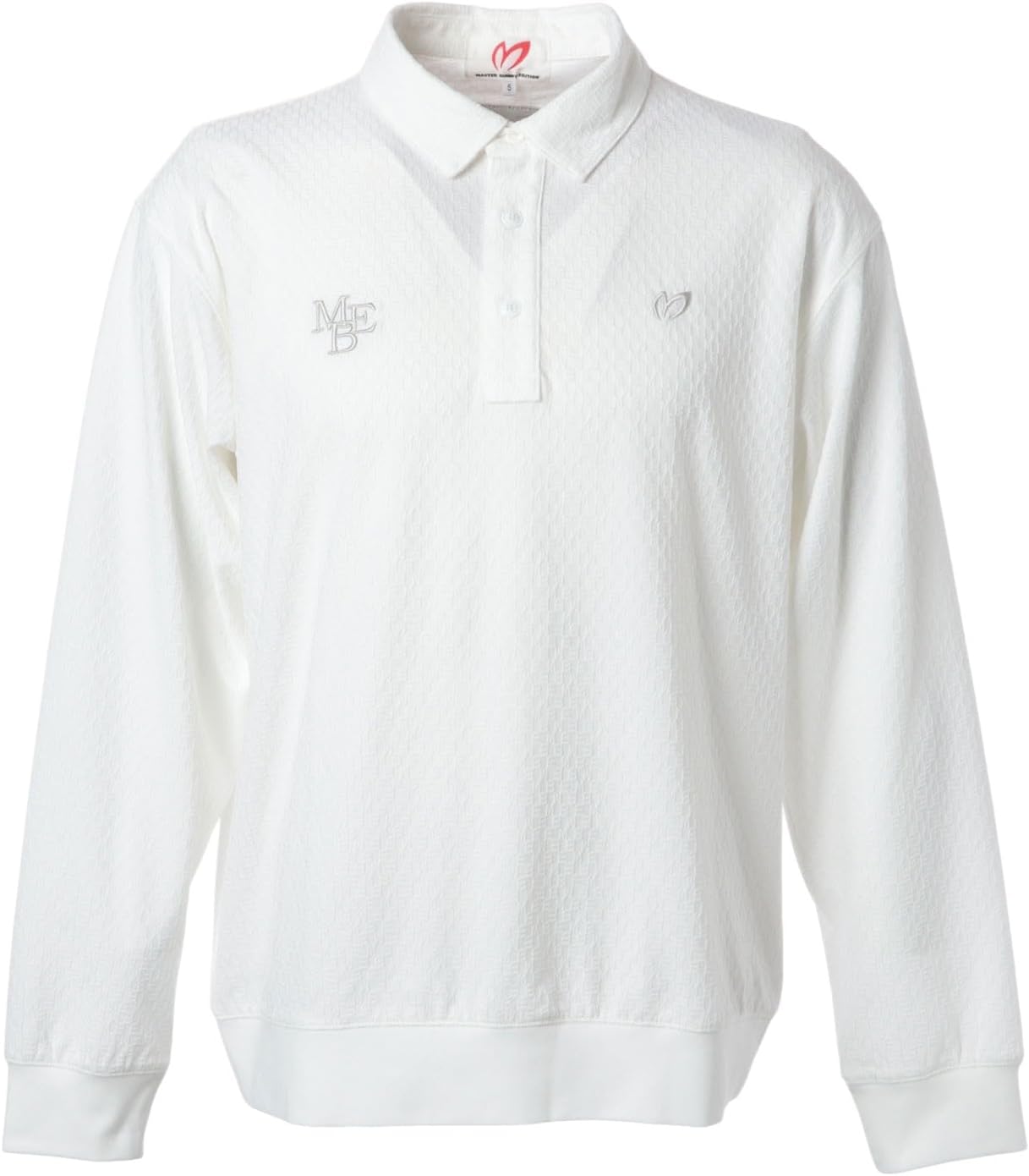 

Мужская рубашка-поло с длинным рукавом Master Bunny Edition 758-5261001 (материал Links, жаккард) / для гольфа, белый