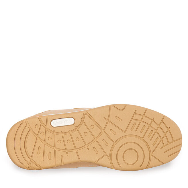 Кроссовки Lacoste Court Cage 747SFA0105 Lt Brw/Wht BW8, коричневый — фото 4