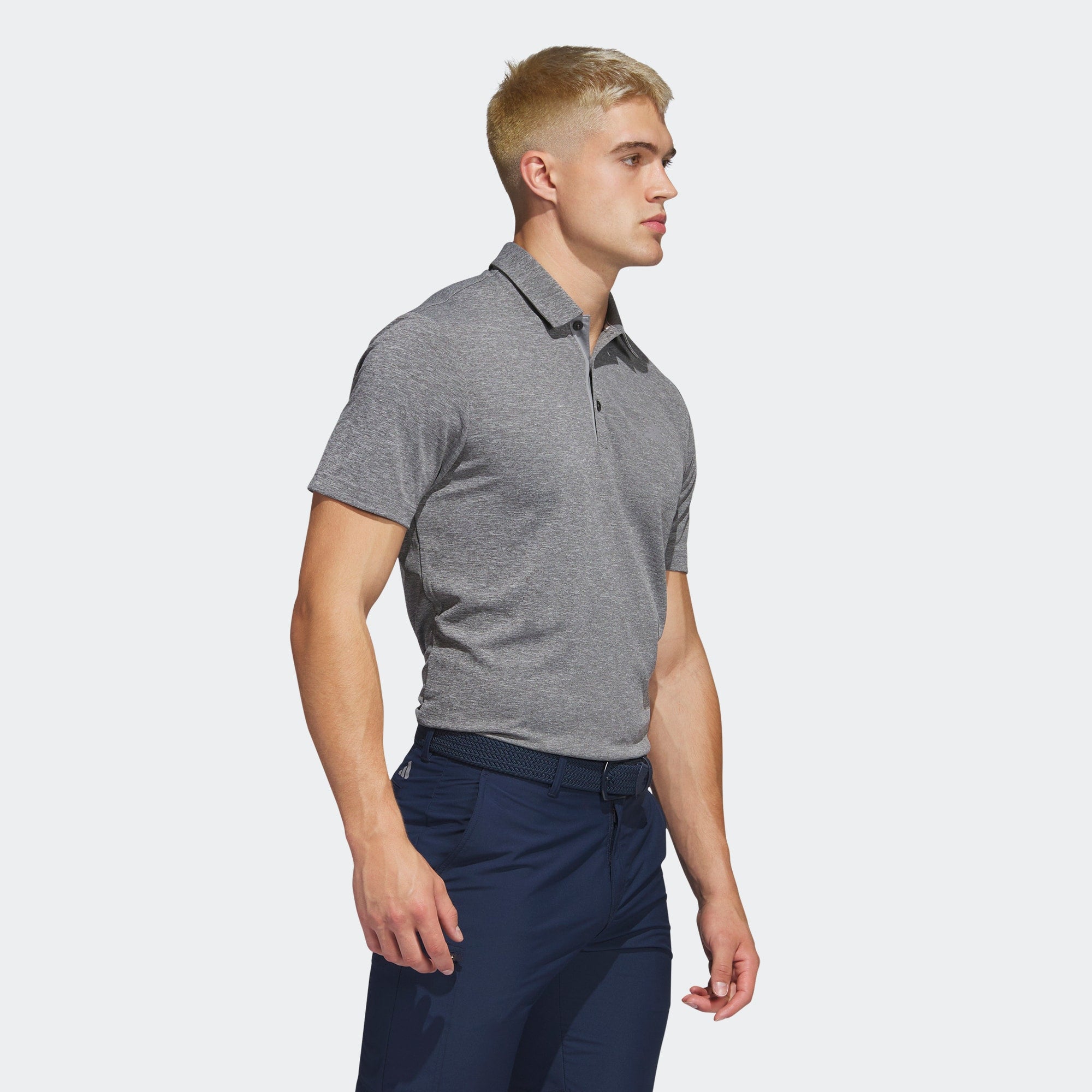 Футболка adidas Drive Heather Polo Shirt IA5449 — фото 2