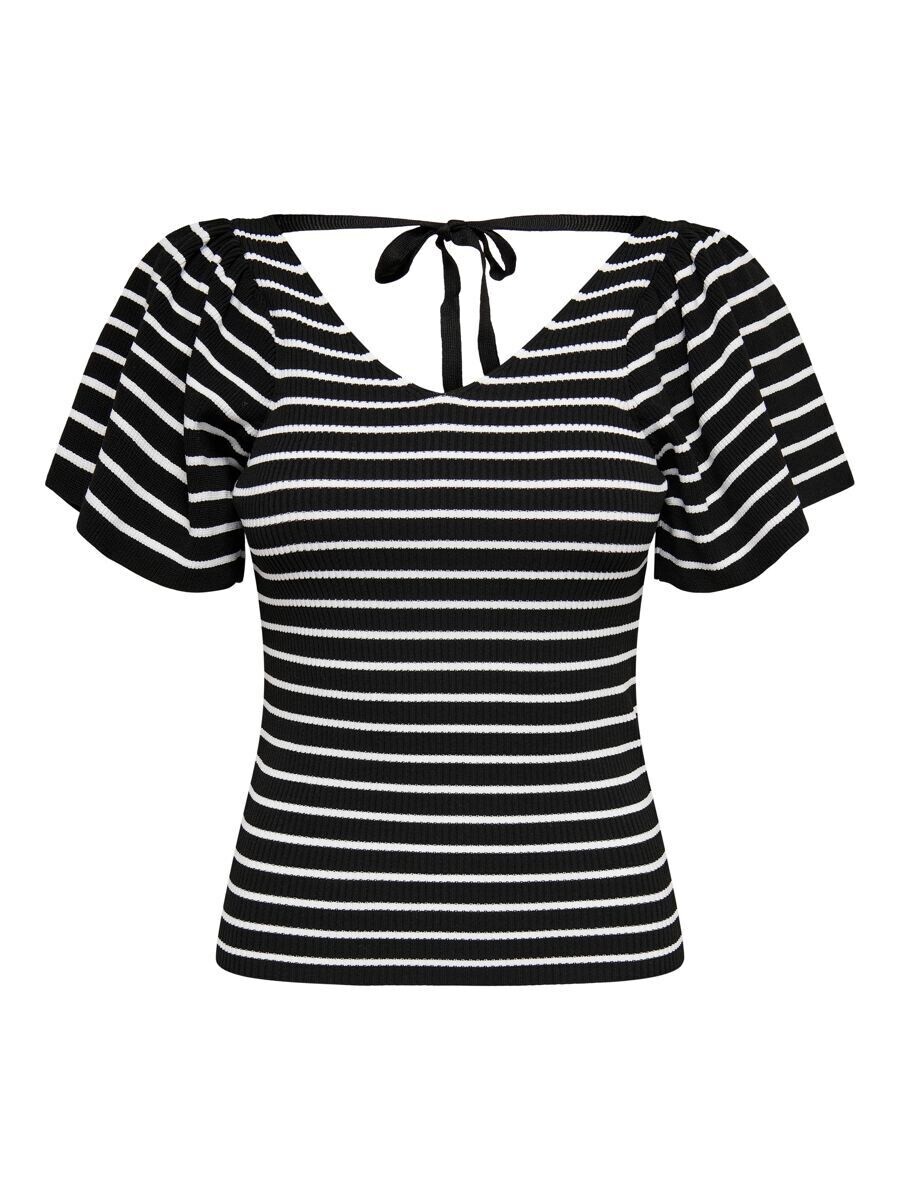 

Футболка ONLY Shirt, черный/белый