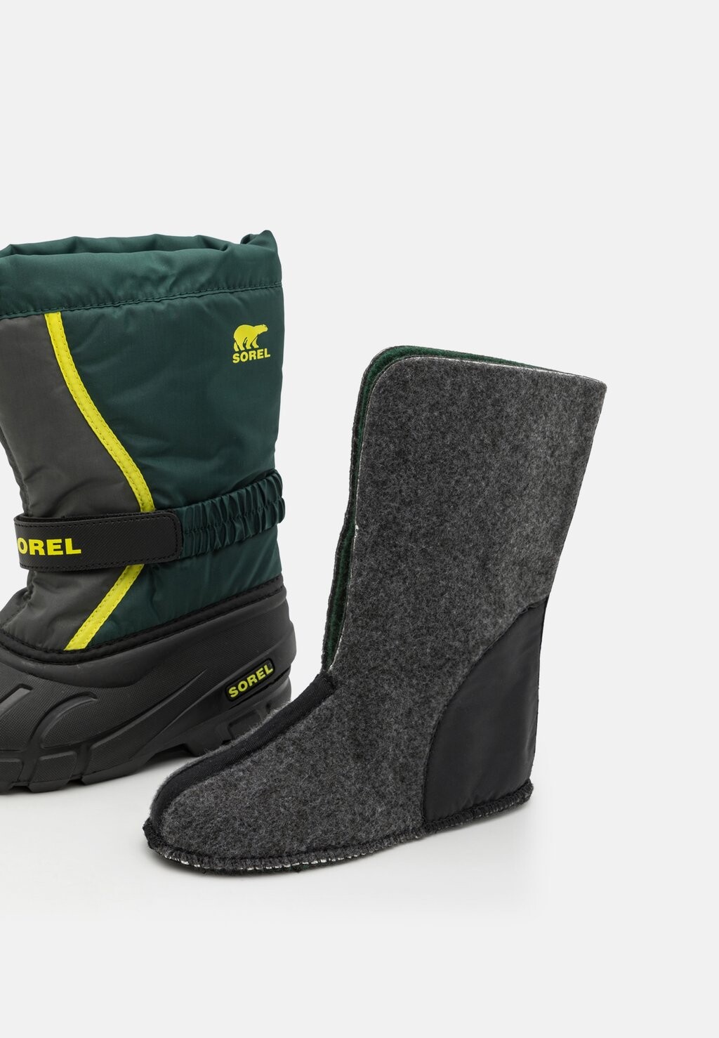 

Зимние сапоги YOUTH FLURRY UNISEX Sorel, зеленый