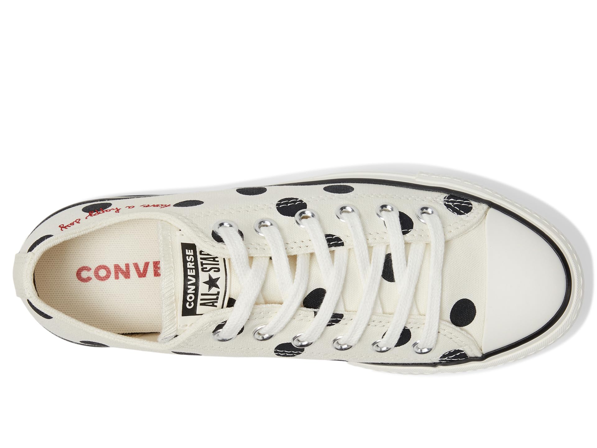 Кроссовки Converse Chuck Taylor All Star Low-Top Lift Platform Sneaker, Egret/Black/Days Ahead — фото 2