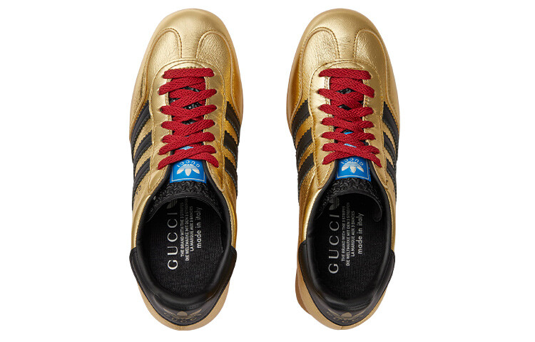 Кроссовки женские Adidas Originals x Gucci High Heels, золотой — фото 2