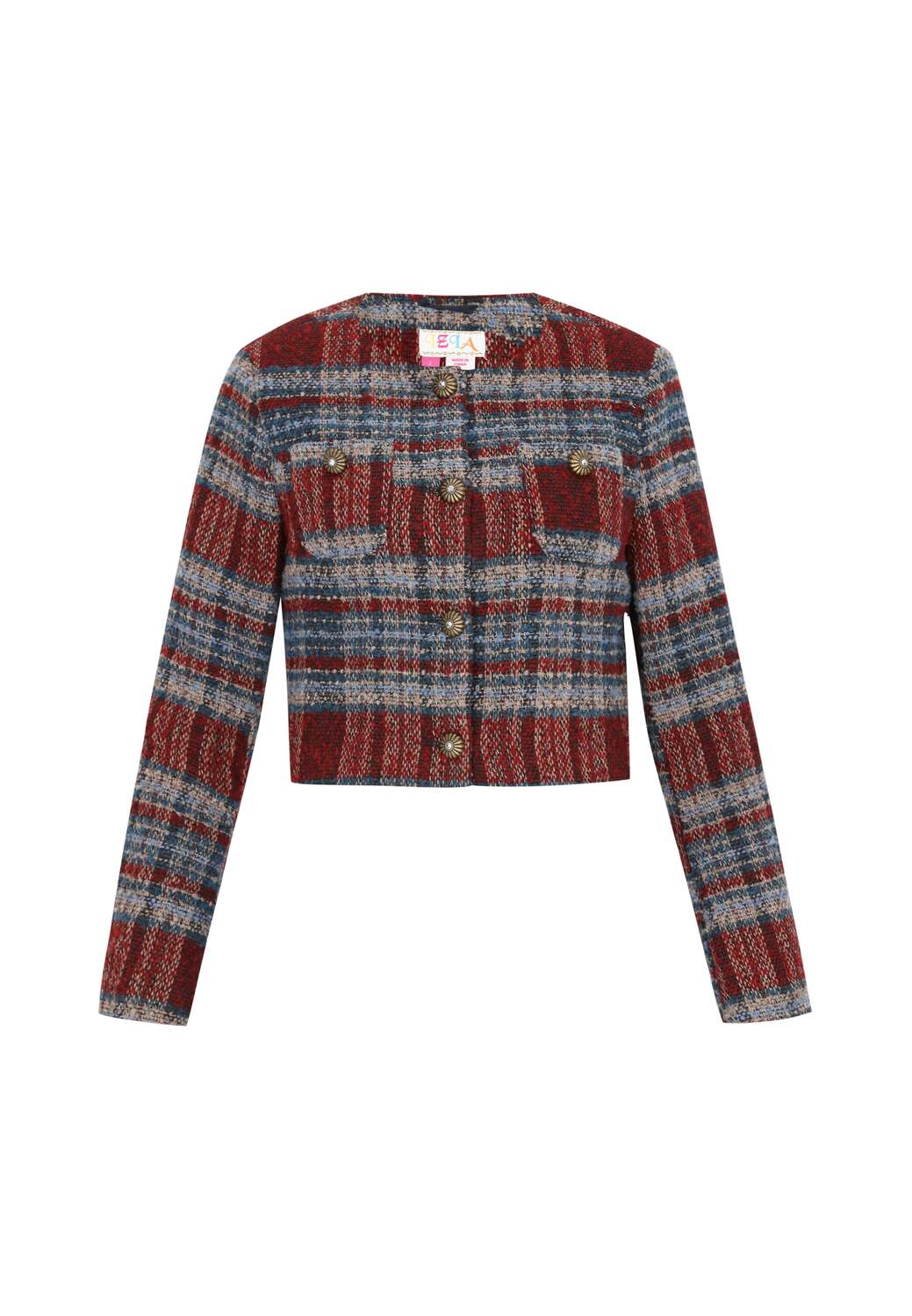 

IZIA Кардиган вязаный бежевый, светло-голубой