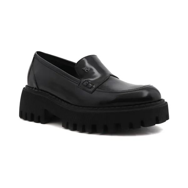 Кожаные мокасины Marc Cain, черный