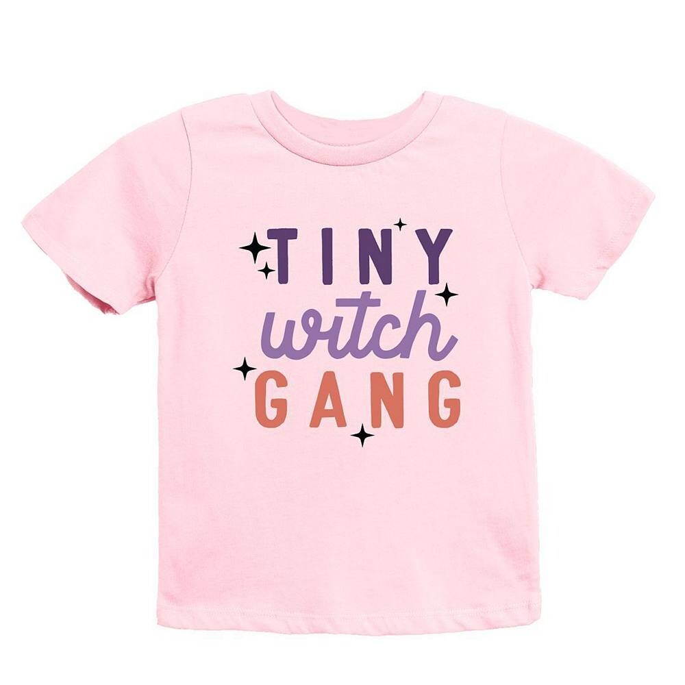 

Молодежная футболка с короткими рукавами и рисунком Tiny Witch Gang The Juniper Shop, розовый