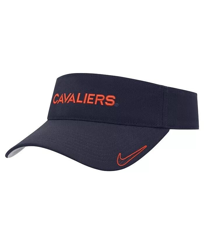 

Мужская темно-синяя козырек Virginia Cavaliers 2024 Sideline Ace Performance с регулируемым козырьком Nike
