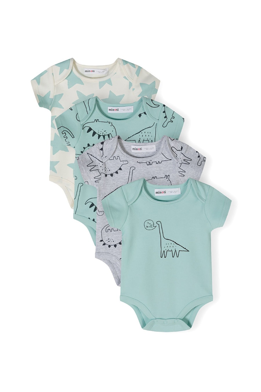 

Комбинезон/боди MINOTI, кремовый/мятный/лавандовый