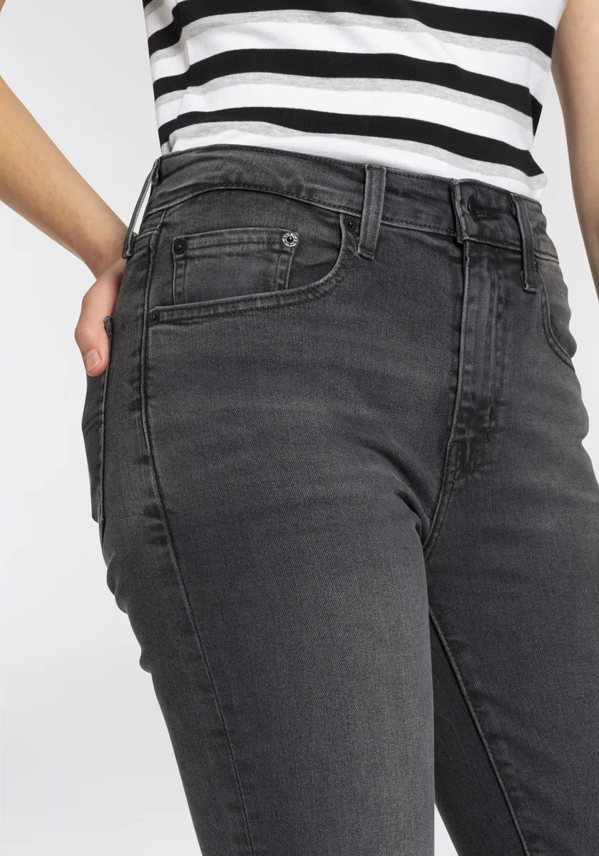 Джинсы Levi's скинни "721 High Rise Skinny" с высоким поясом, цвет Black Wash — фото 3