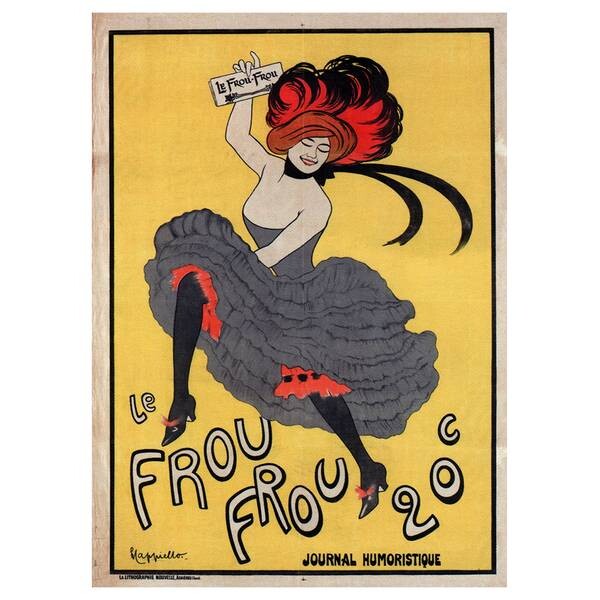 

Картина на холсте LegendArte Le Frou Frou, многоцветный