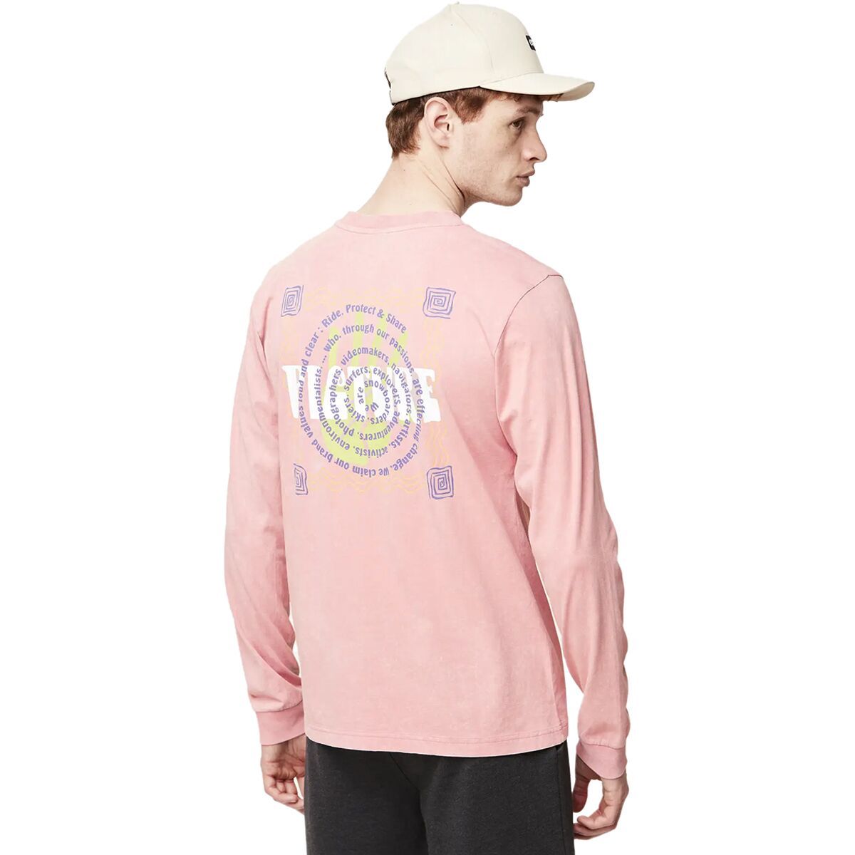 

Офицерская футболка с длинным рукавом Picture Organic, цвет woodrose washed
