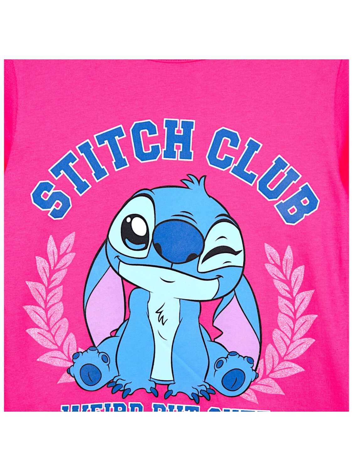 Disney Lilo & Stitch Лонгслив 'Disney Stitch Langarmshirt' в темно-розовом цвете — фото 3