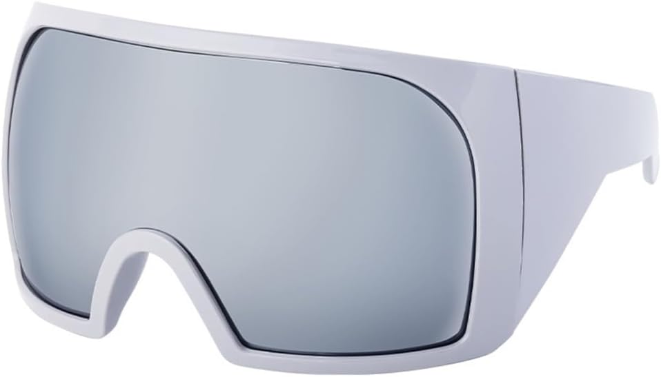 

Большие солнцезащитные очки в стиле панк с маской, спортивные солнцезащитные очки для женщин и мужчин, ретро-очки-щитки, цельные солнцезащитные очки generic, C6 Gray Silver