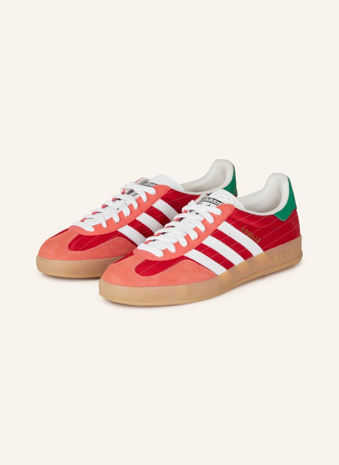 

Кроссовки газель комнатная олимпия Adidas Originals, красный