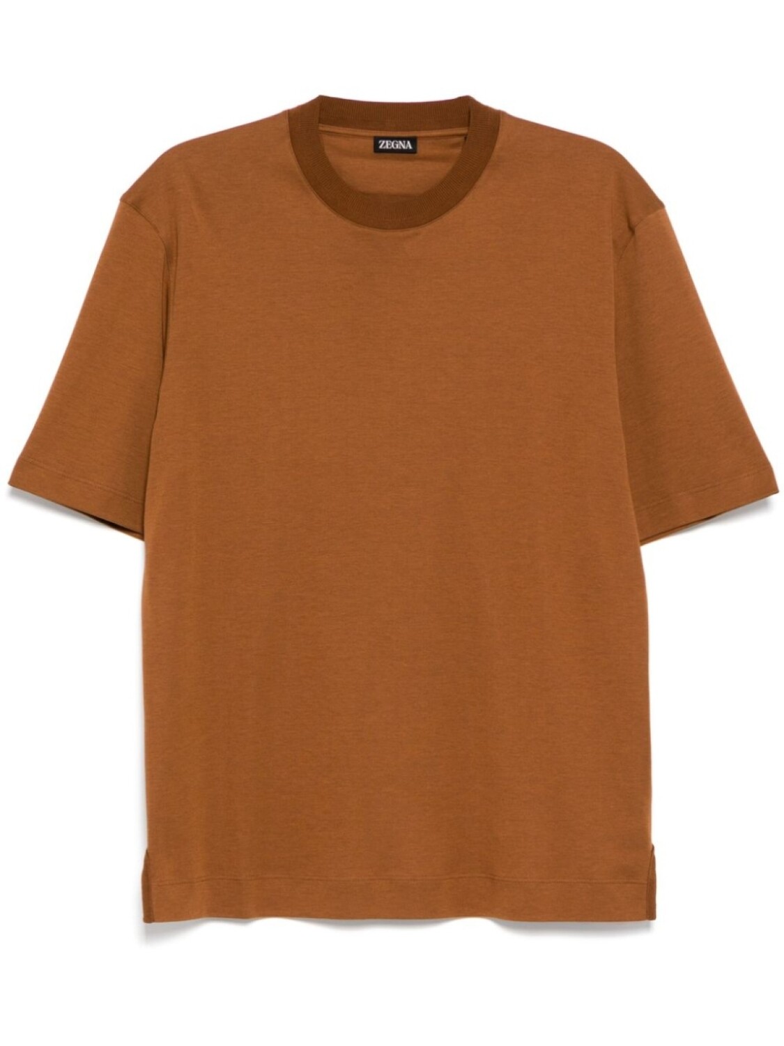 

Zegna футболка с круглым вырезом, коричневый