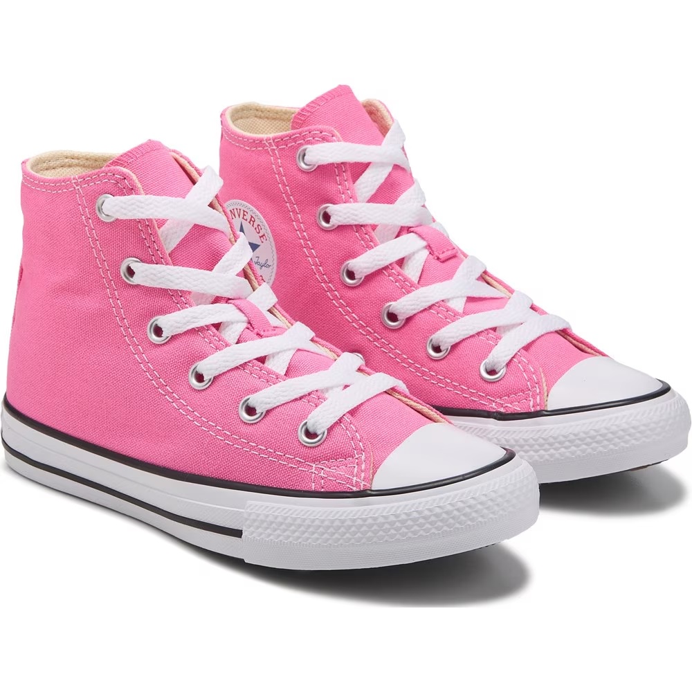 

Детские кеды chuck taylor all star высокие little kid Converse, pink