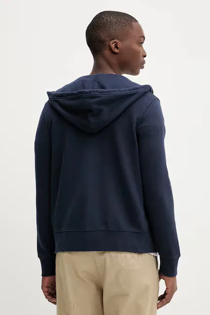 Худи на молнии хлопковое The Original Hm Zip Up Levi's, синий — фото 3