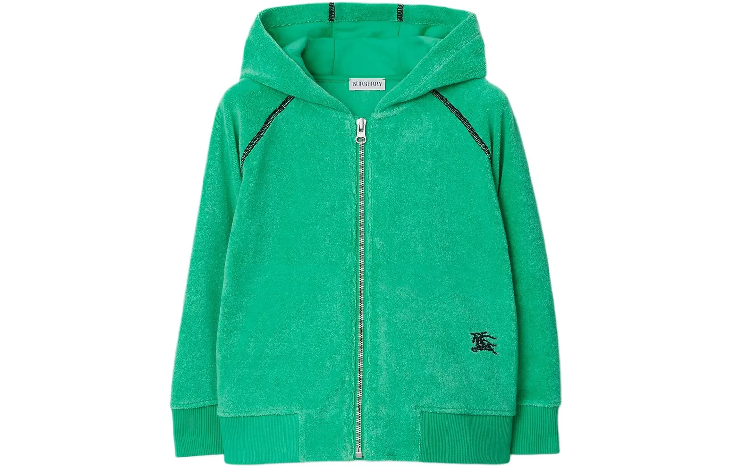 Детская куртка с капюшоном Burberry, Bright Jade Green