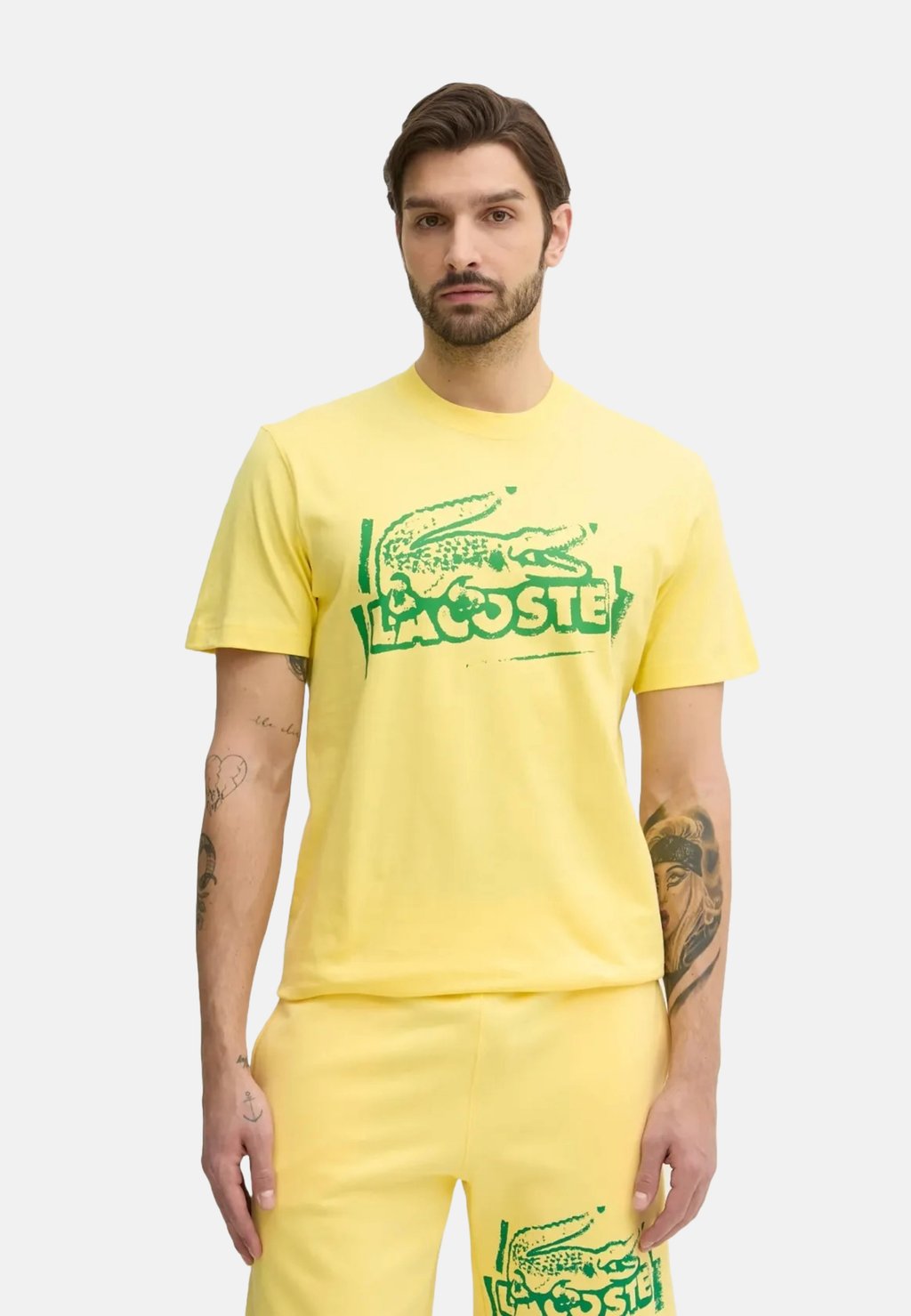 

Футболка с принтом Lacoste, желтый