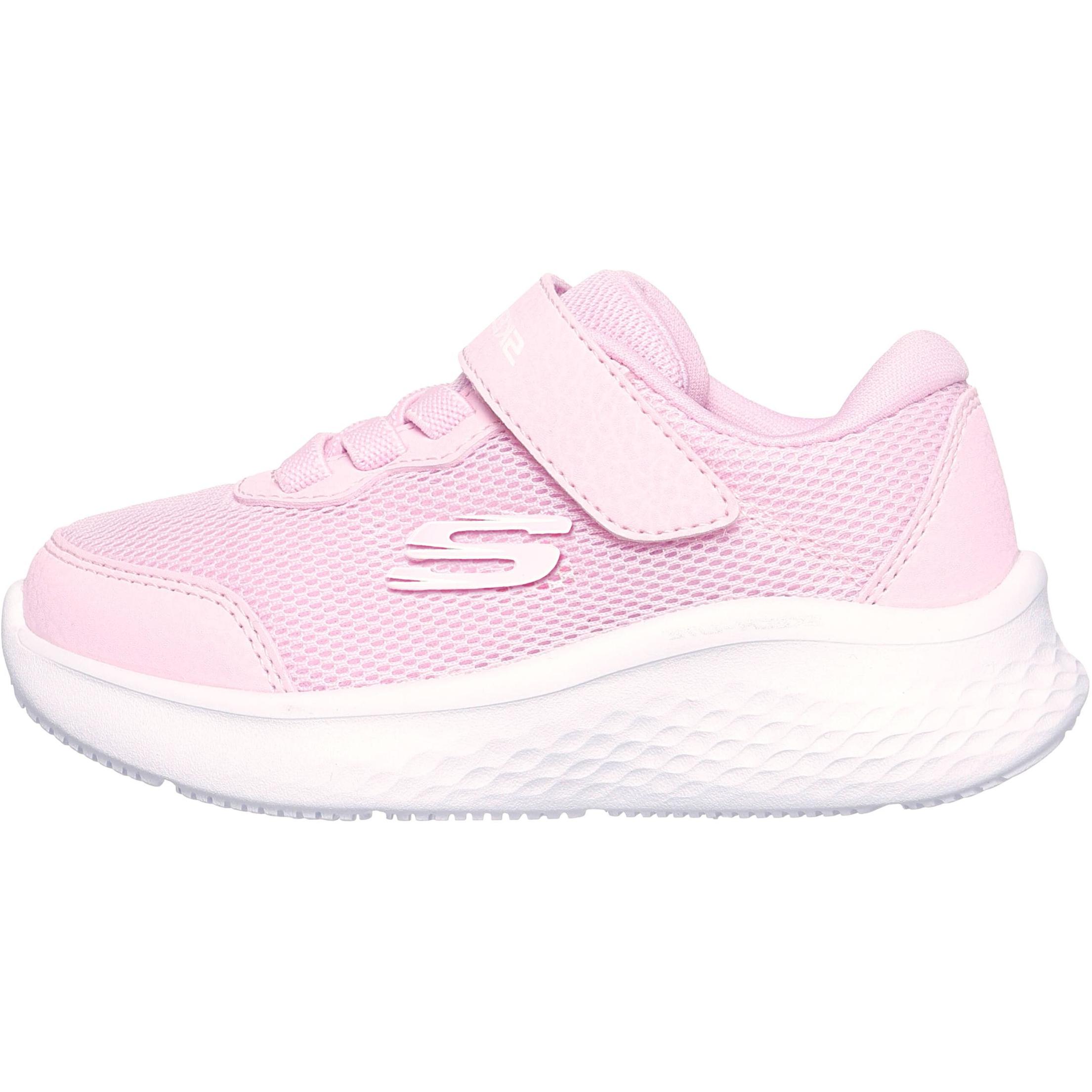 

Skechers Kids Нескользящие низкие детские туфли светло-розового цвета для младенцев и малышей