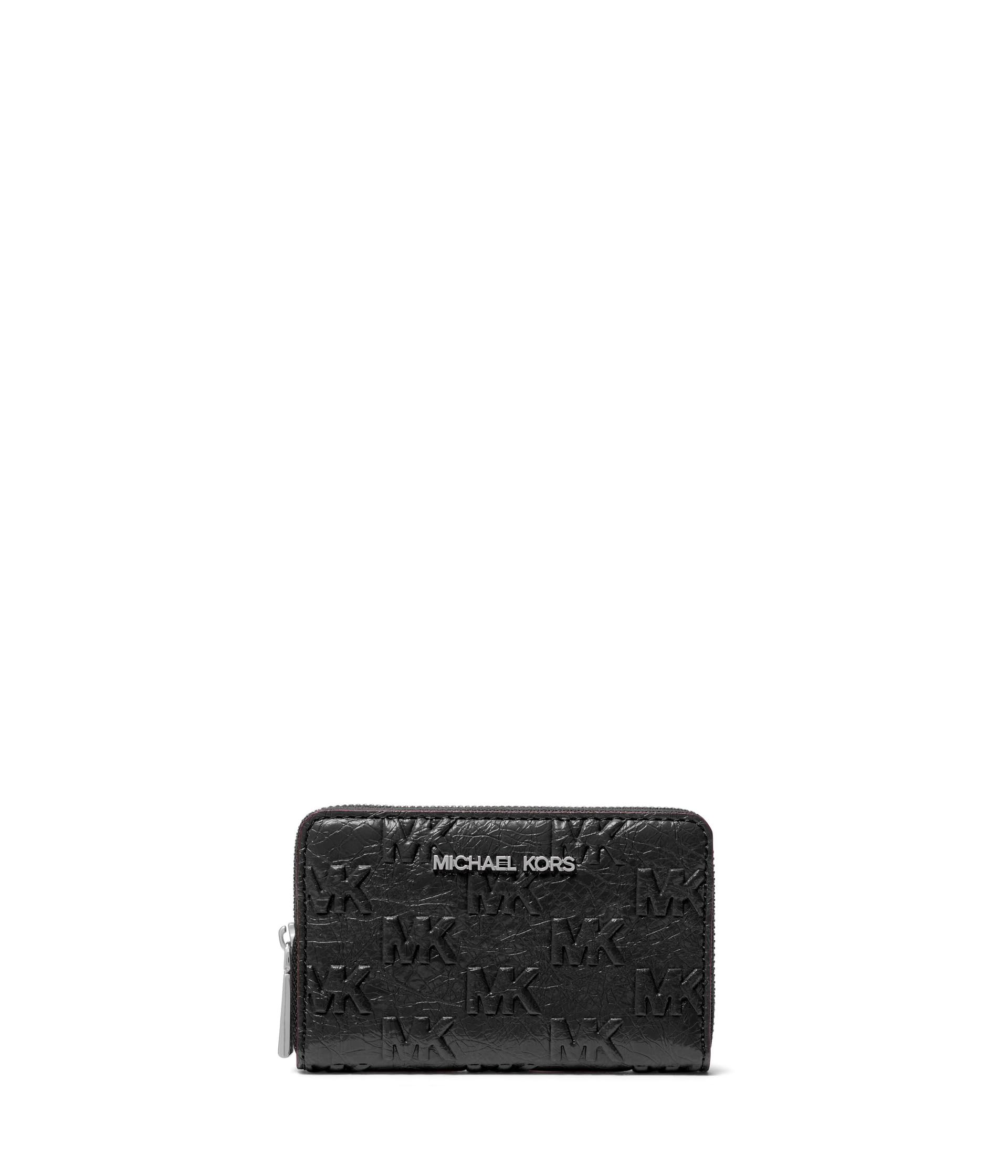 

Кошелек MICHAEL Michael Kors Jet Set Small Zip Around Card Case, черный
